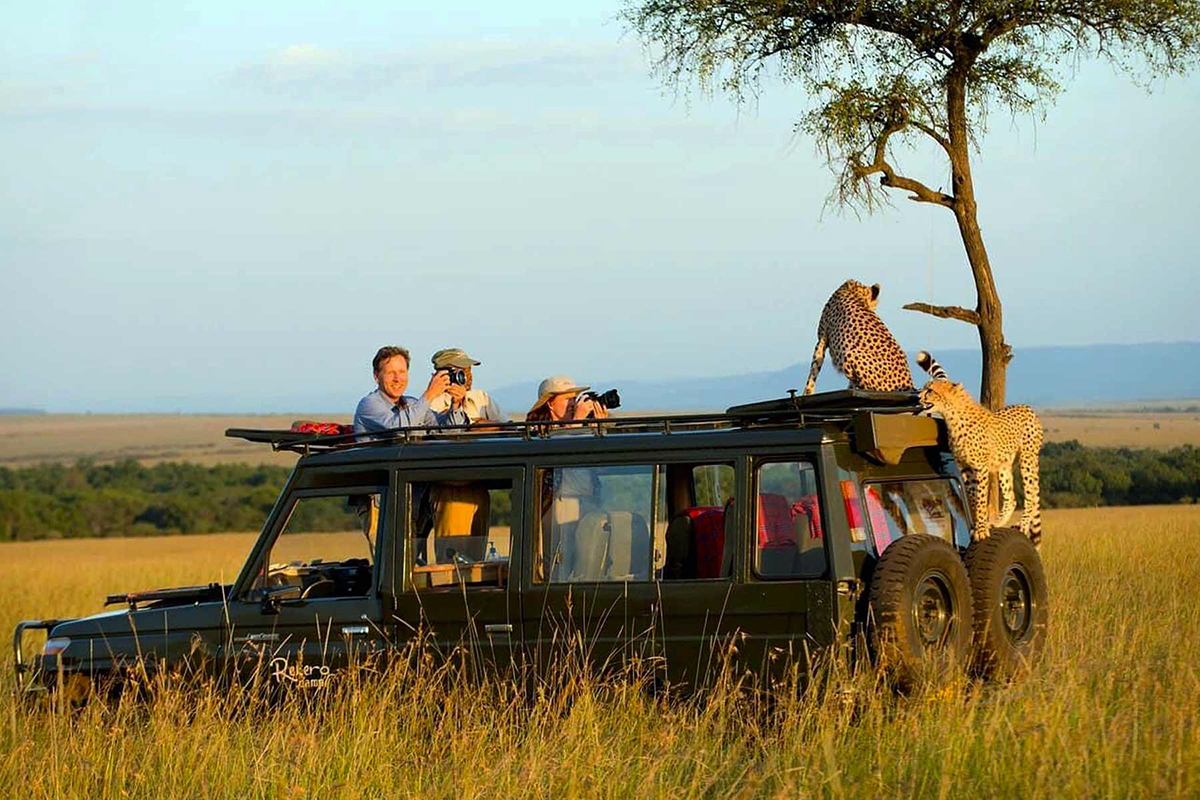 Travel Consultant working on a map